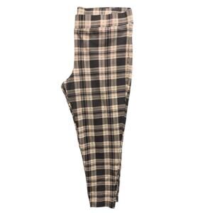 Size 3X Torrid Womens Plus Size Plaid Leggings Pants Pull On